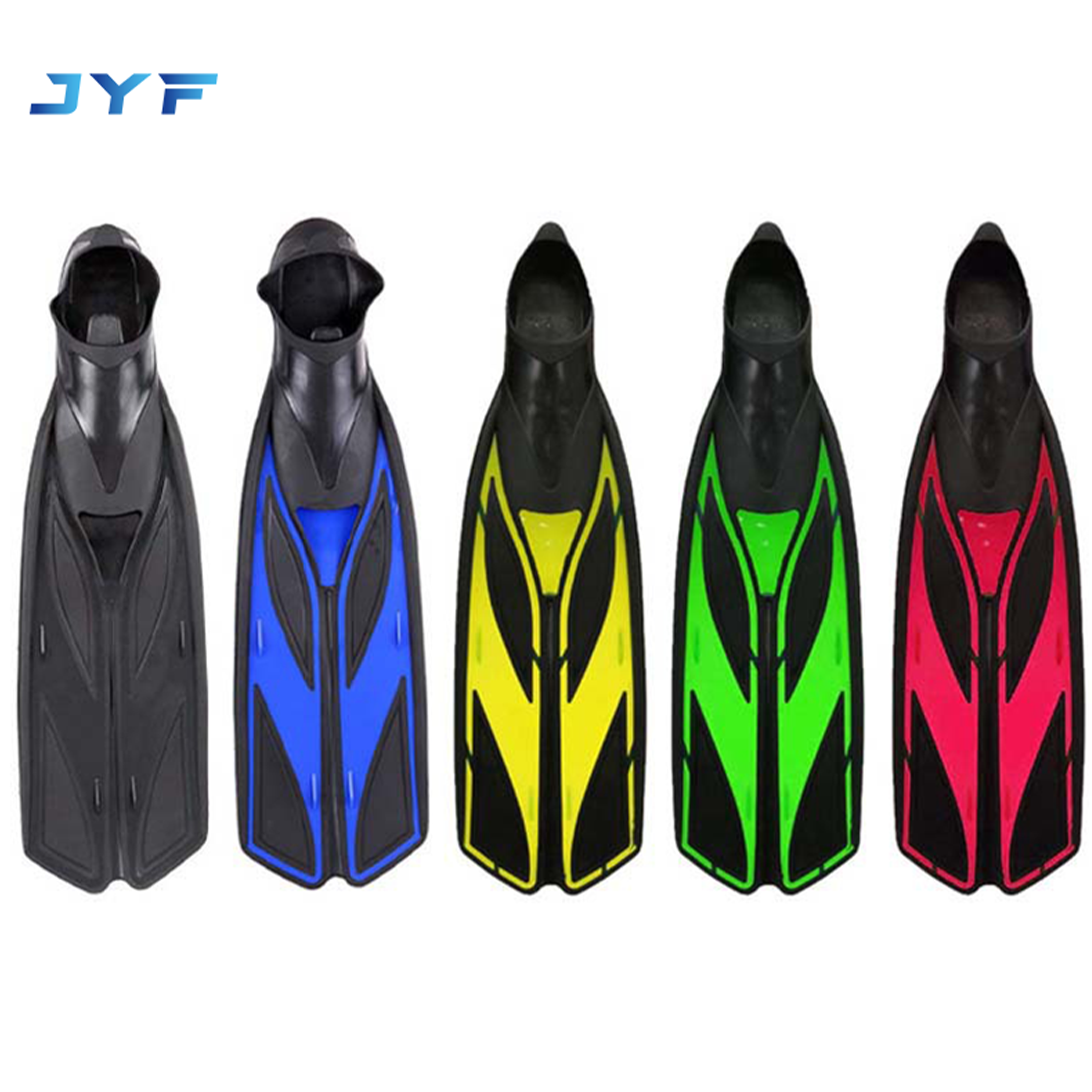 Adult snorkeling long fins