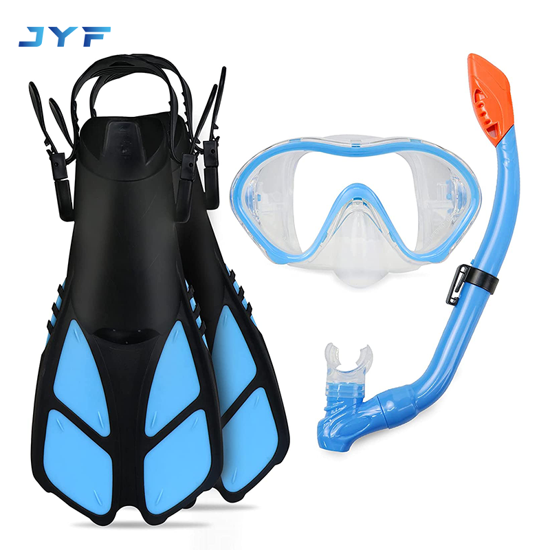 colorful silicone snorkel mask sets