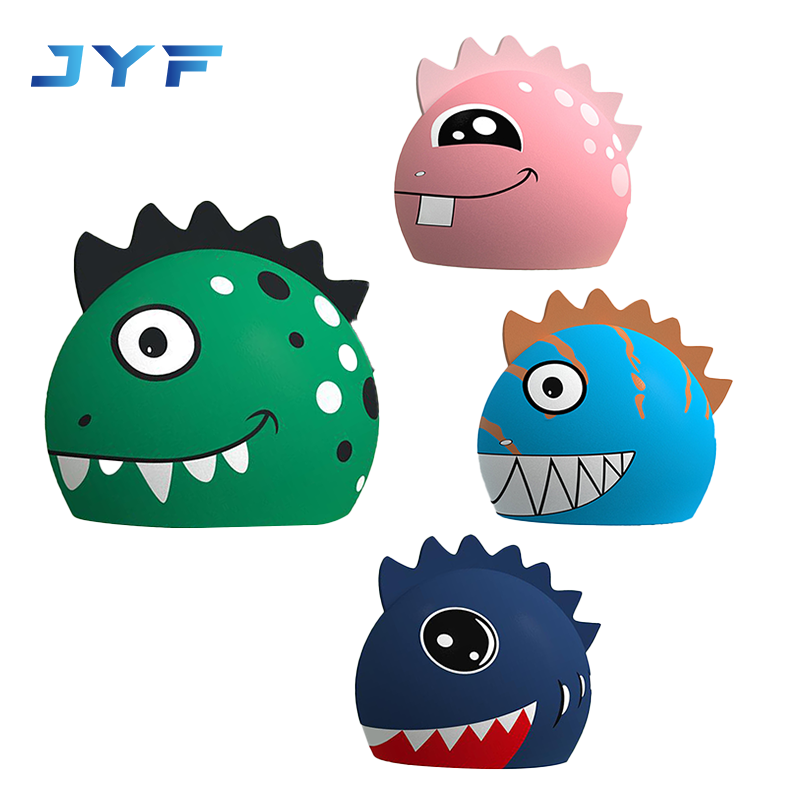 kids cartoon dinosaur shape swimming cap