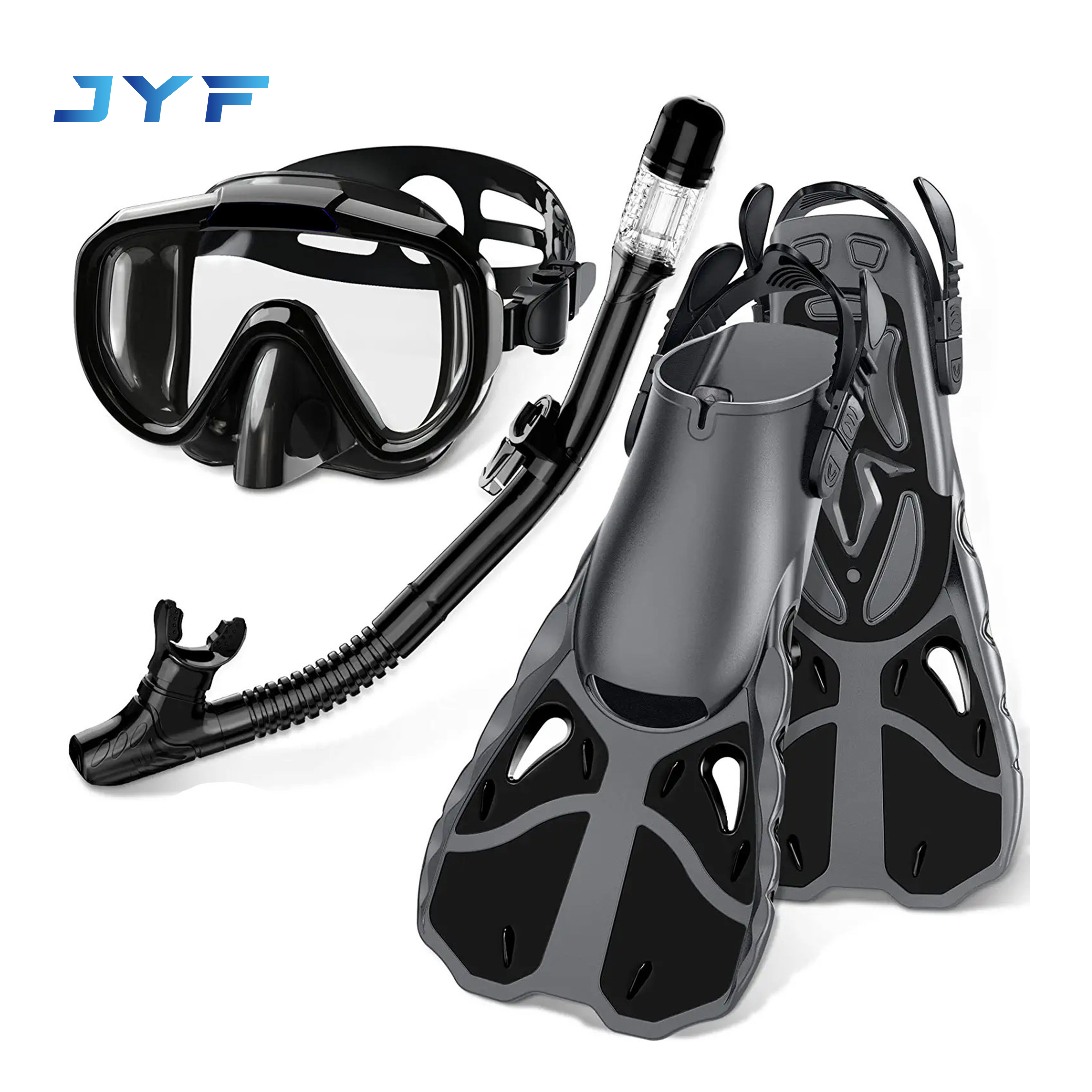 scuba diving equipment set