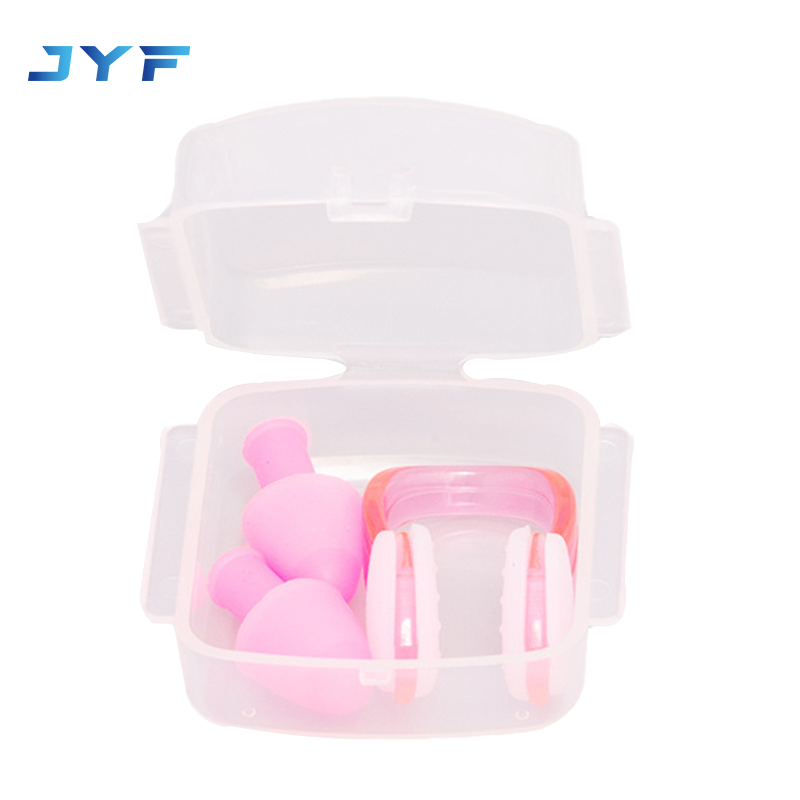 simple boxed earplug and nose cip set