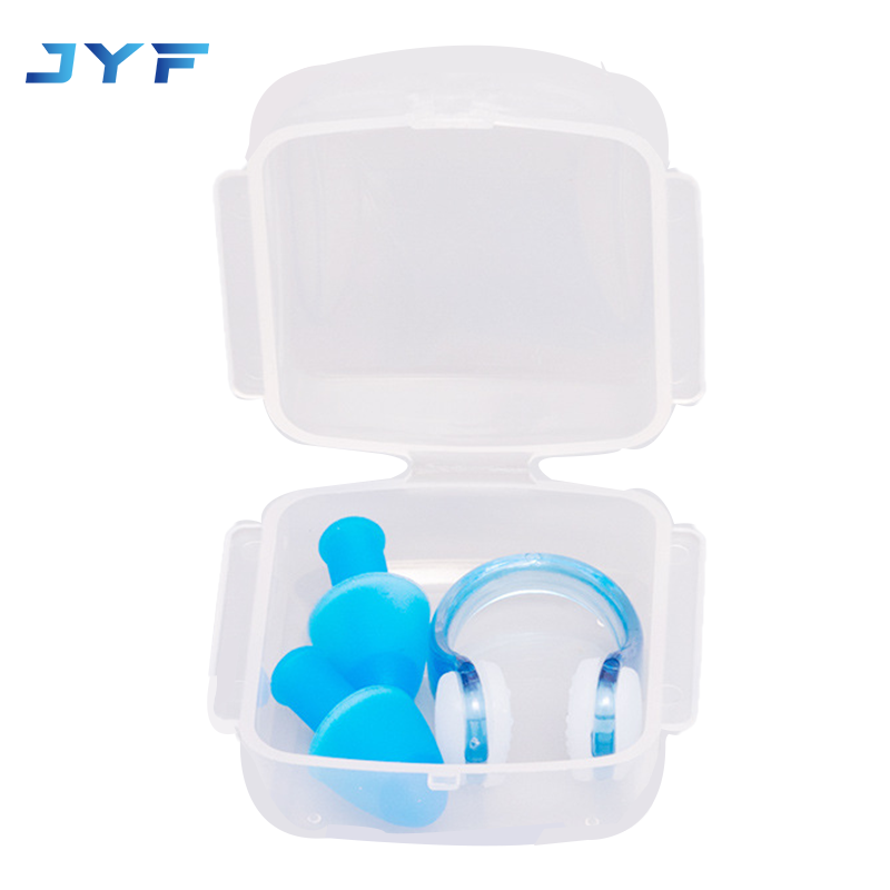 swimming earplug and nose clip