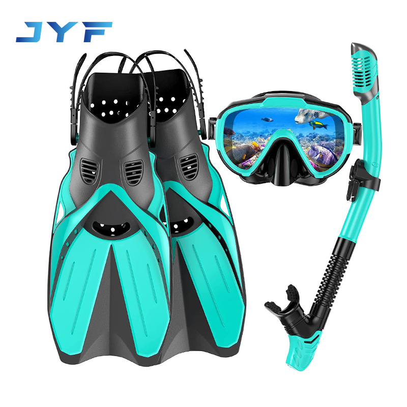 scuba diving equipment set