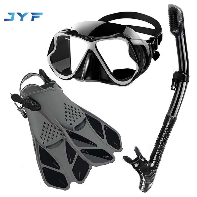 scuba diving equipment set