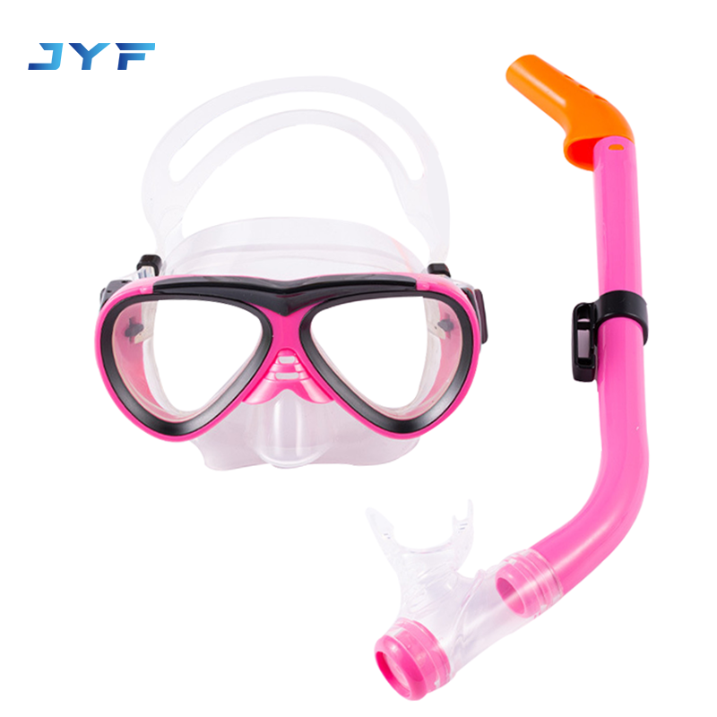 colorful silicone snorkel mask sets