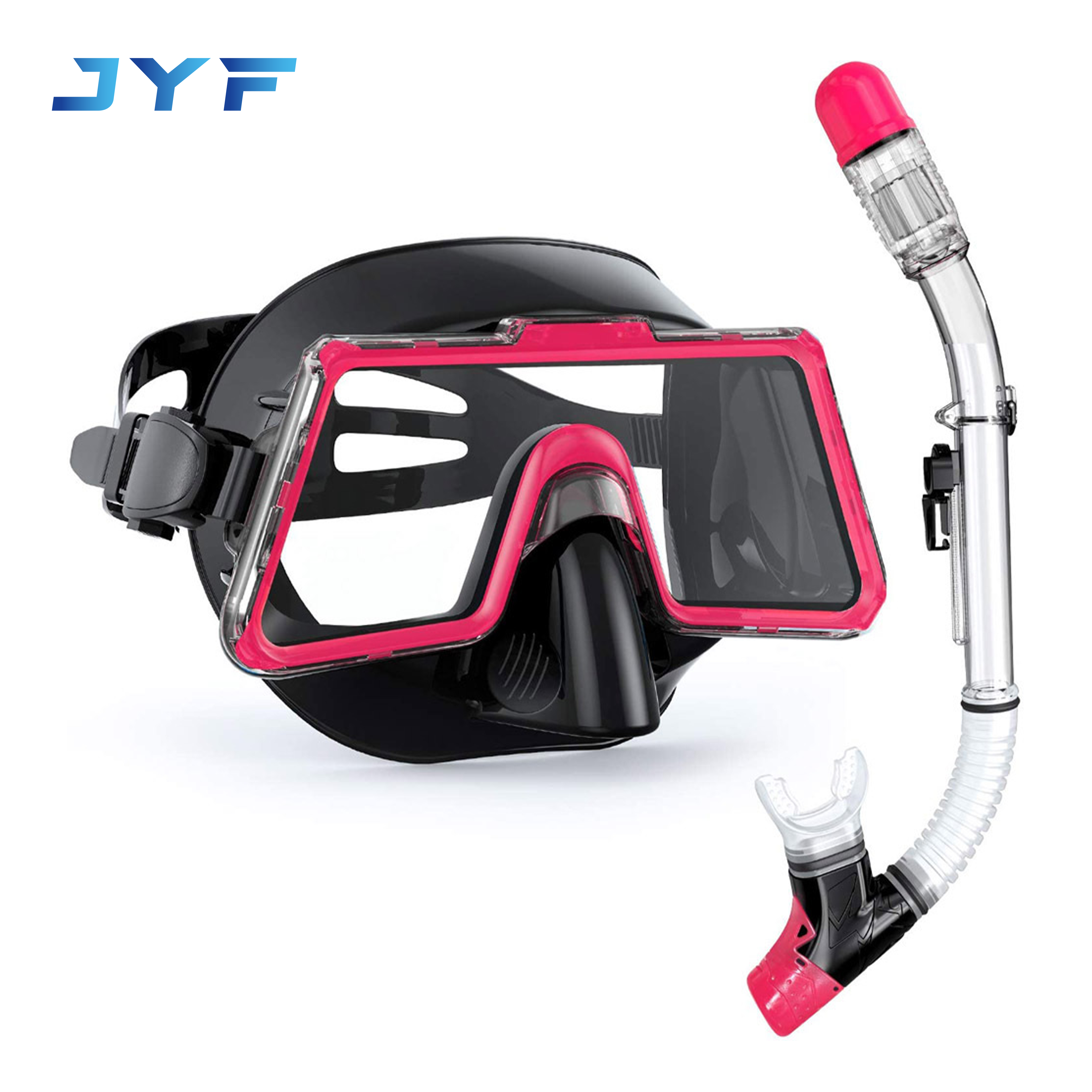 snorkel and diving mask