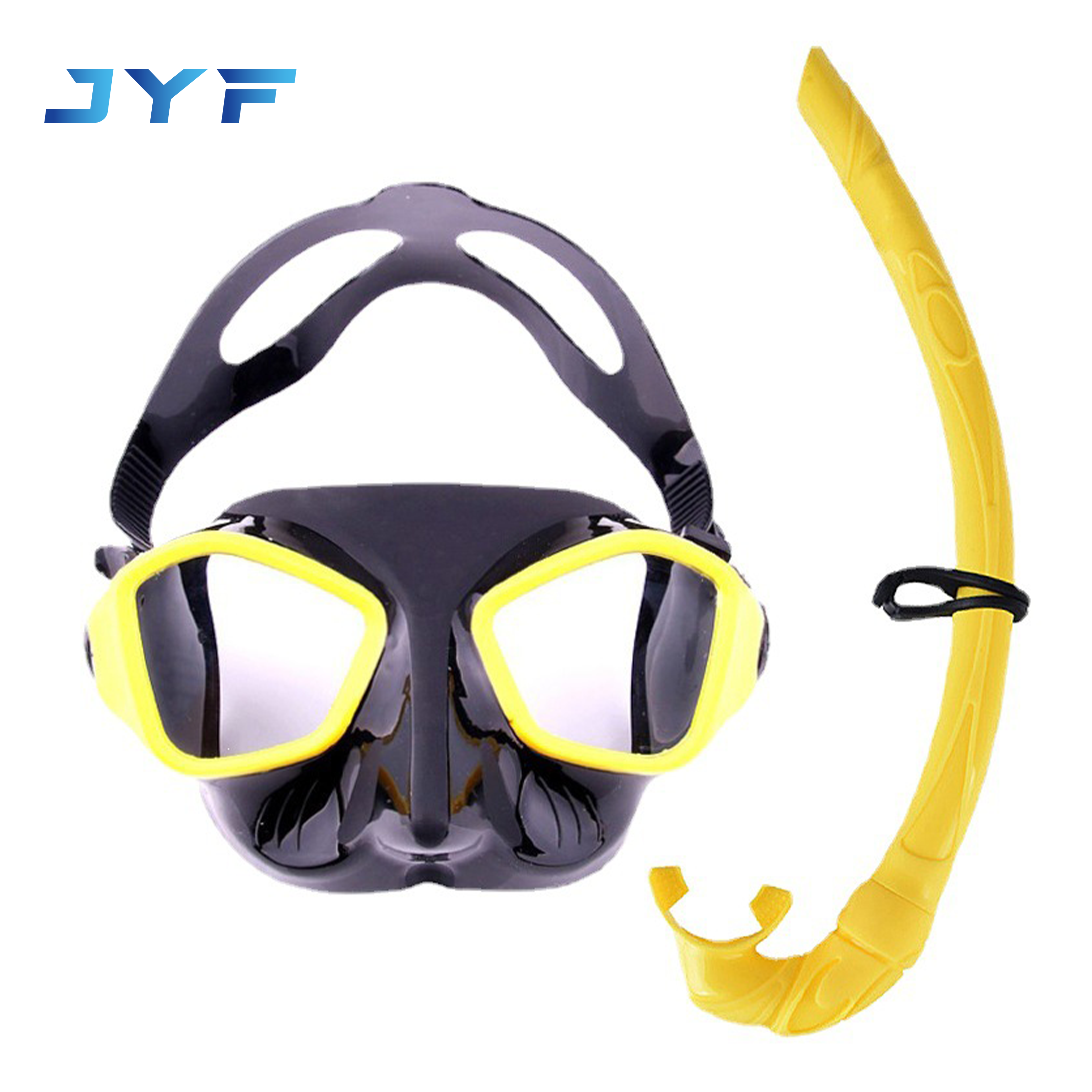 snorkel and diving mask